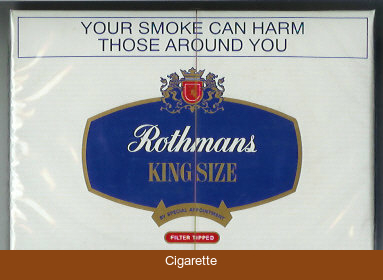 Rothmans King Size Filter Tipped By Special Appointment 30 cigarettes wide flat hard box