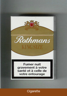 Rothmans King Size By Special Appointment cigarettes white and gold hard box