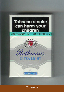 Rothmans Ultra Light By Special Appointment cigarettes hard box