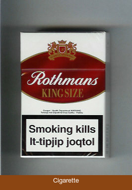 Rothmans King Size By Special Appointment cigarettes white and red hard box