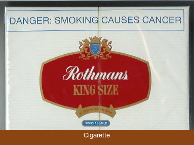 Rothmans Special Mild By Special Appointment 30 cigarettes wide flat hard box