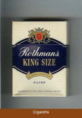 Rothmans Filter By Special Appointment cigarettes hard box
