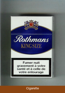 Rothmans King Size By Special Appointment cigarettes white and blue hard box