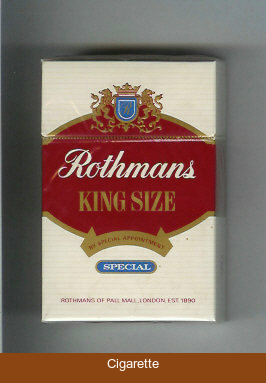 Rothmans Special By Special Appointment cigarettes hard box