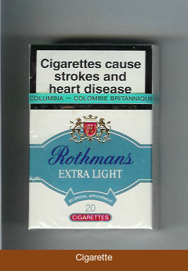 Rothmans Extra Light By Special Appointment cigarettes hard box