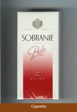 Sobranie London Slims Reds 100s cigarettes hard box