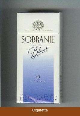 Sobranie London Slims Blues 100s cigarettes hard box