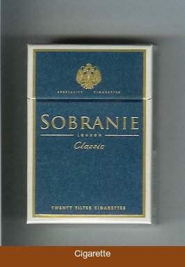 Sobranie London Classic cigarettes hard box