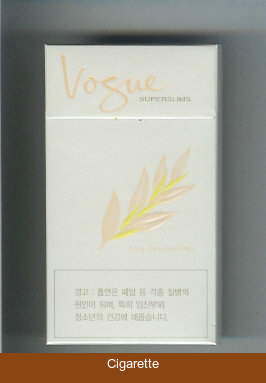 Vogue Superslims 1 mg Charcoal Filter 100s cigarettes hard box