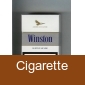 Winston American Flavor Subtle Silver hard box cigarettes