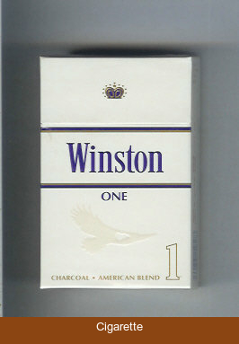 Winston One 1 cigarettes hard box