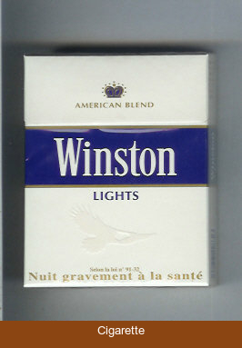 Winston Lights cigarettes American Blend