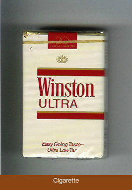 Winston Ultra cigarettes soft box