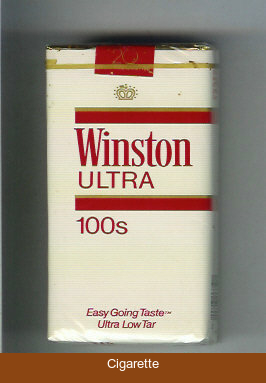 Winston Ultra 100s cigarettes soft box