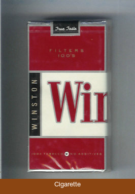 Winston Filters 100s cigarettes soft box