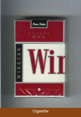 Winston Filters Box cigarettes hard box