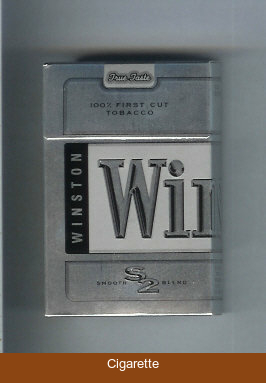 Winston S2 Smooth Blend cigarettes hard box