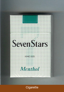 Seven Stars 7 Menthol cigarettes hard box