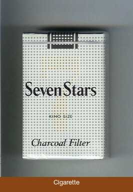 Seven Stars 7 Charcoal Filter cigarettes soft box