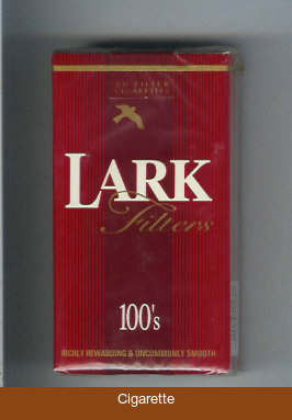 Lark Filters 100s red Cigarettes soft box