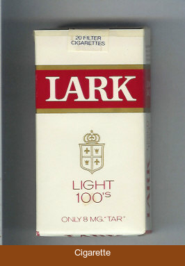 Lark Light 100s white and red soft box Cigarettes