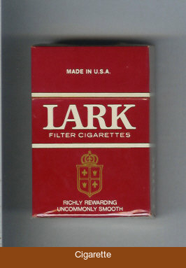 Lark Filter Cigarettes Richly Rewarding red hard box