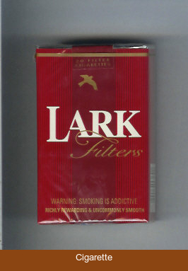 Lark Filters red Cigarettes soft box