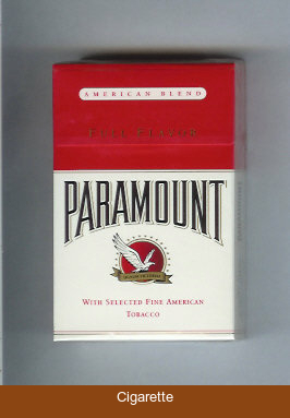 Paramount American Blend Full Flavor cigarettes hard box