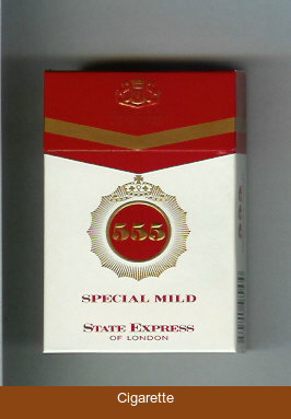 555 Special Mild State Express of London Cigarettes