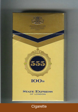555 100s State Express of London Cigarettes