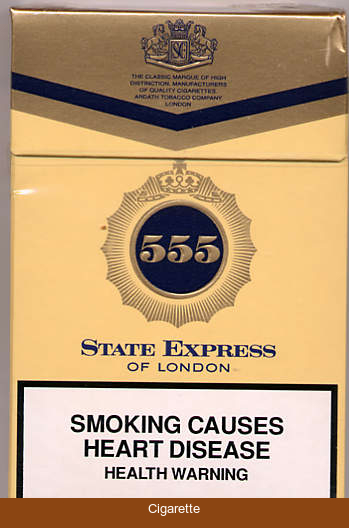 555 State Express of London Singapore Cigarettes