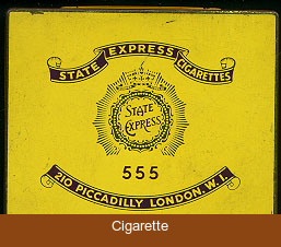 555 State Express 210 Piccadilly London Cigarettes