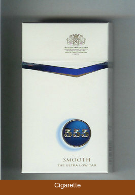 555 Smooth Ultra Cigarettes 100 Low Tar (English version) 