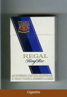 Regal cigarettes hard box