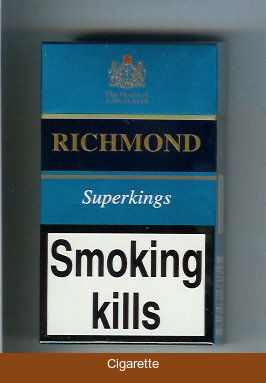 Richmond 100s cigarettes hard box