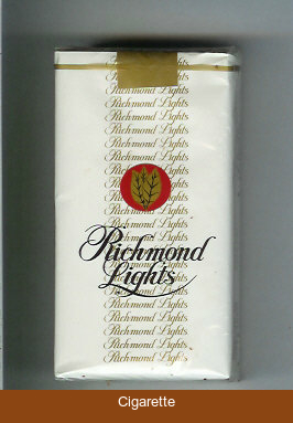 Richmond Lights 100s cigarettes white soft box