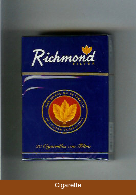 Richmond Filter cigarettes hard box