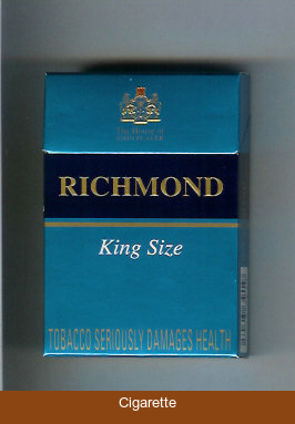 Richmond King Size cigarettes hard box