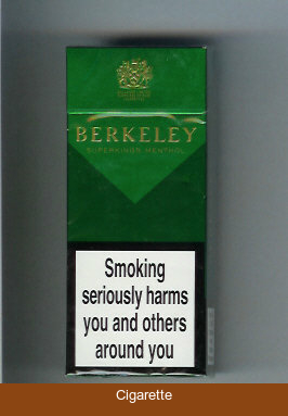 Berkeley Menthol cigarettes green England