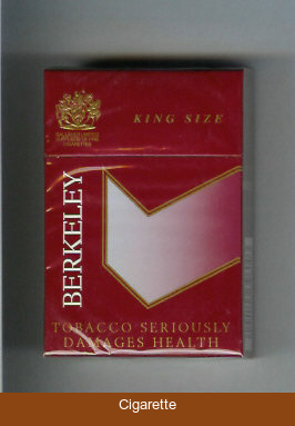 Berkeley king size cigarettes red