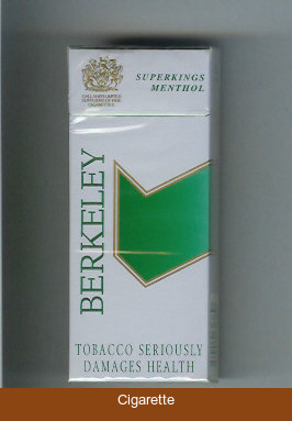 Berkeley superngs menthol cigarettes grey
