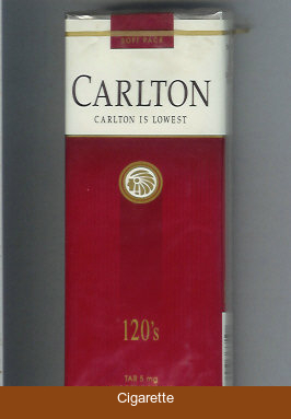 Carlton 120s cigarettes lowest Filter