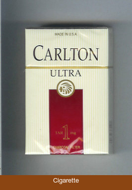 Carlton Filter Ultra cigarettes Ultra Tar 1 mg hard box