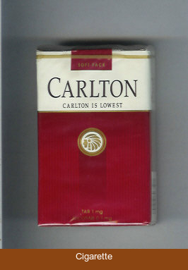 Carlton lowest cigarettes soft box