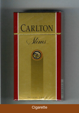 Carlton Slims 100s cigarettes Filter gold