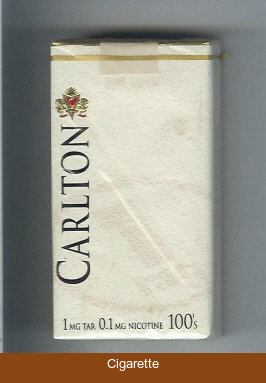 Carlton 100s cigarettes 1mg tar soft box