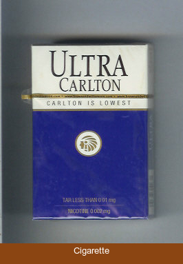 Carlton Ultra cigarettes hard box