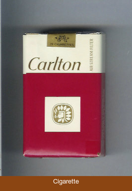 Carlton cigarettes air stream Filter soft box