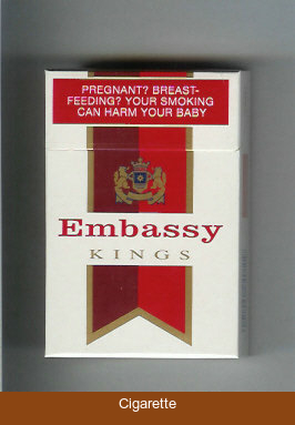 Embassy Filter Kings cigarettes hard box