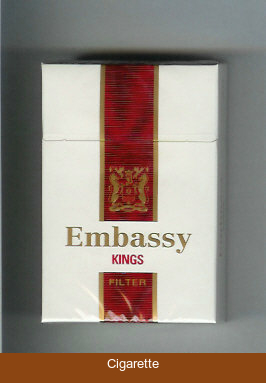 Embassy Kings Filter hard box cigarettes